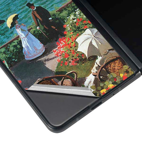 Claude Monet The Terrace at Sainte-Adresse Galaxy Z Fold4 5G Skin